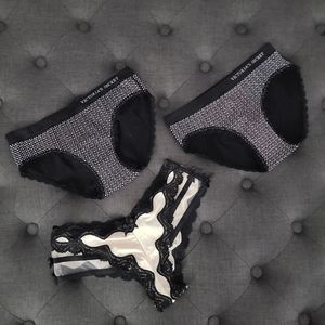 Victoria's Secrets Underwear 3 pair bundle SZS NWT